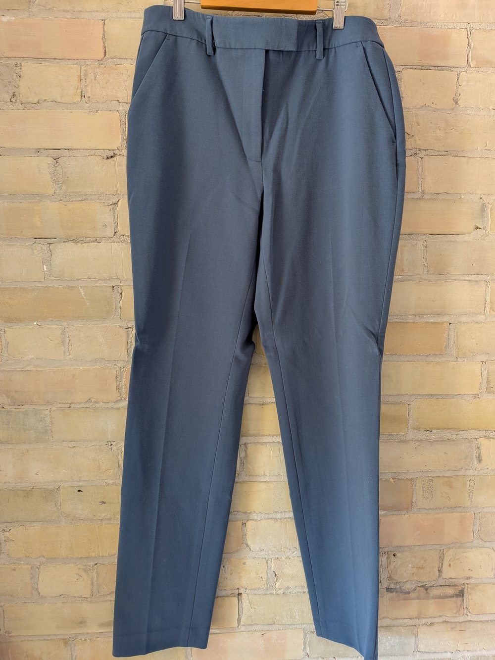 2 For $50 RW&CO. Women's Tailored Trousers in Slate Blue